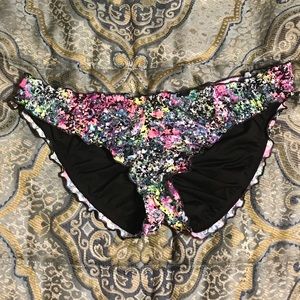 Victoria Secret Ruffle Bikini Bottom w Ruched Back